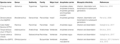 Malaria-Transmitting Vectors Microbiota: Overview and Interactions With Anopheles Mosquito Biology